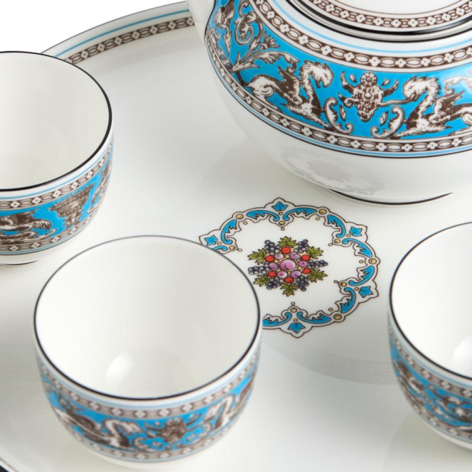 FLORENTINE TURQUOISE皿2枚⑥ Florentine Turquoise Teaware Asian, 6 Pieces - Wedgwood®